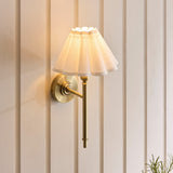 Antique Brass Plate & Vintage White Cotton