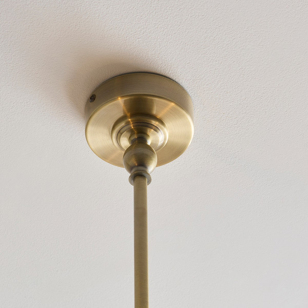 Antique Brass Plate & Vintage White Cotton