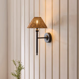 Matt Black & Dark Rattan