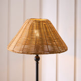 Matt Black & Dark Rattan