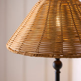 Matt Black & Dark Rattan