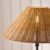 Matt Black & Dark Rattan