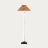 Matt Black & Dark Rattan