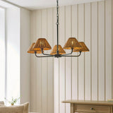 Matt Black & Dark Rattan