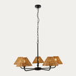 Matt Black & Dark Rattan