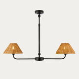 Matt Black & Dark Rattan