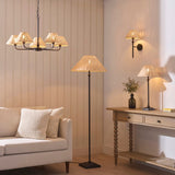 Matt Black & Natural Rattan