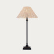 Matt Black & Natural Rattan