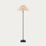 Matt Black & Natural Rattan