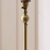 Antique Brass Plate & Natural Rattan