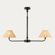 Matt Black & Natural Rattan