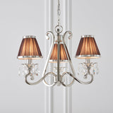 Polished nickel with Chocolate shade