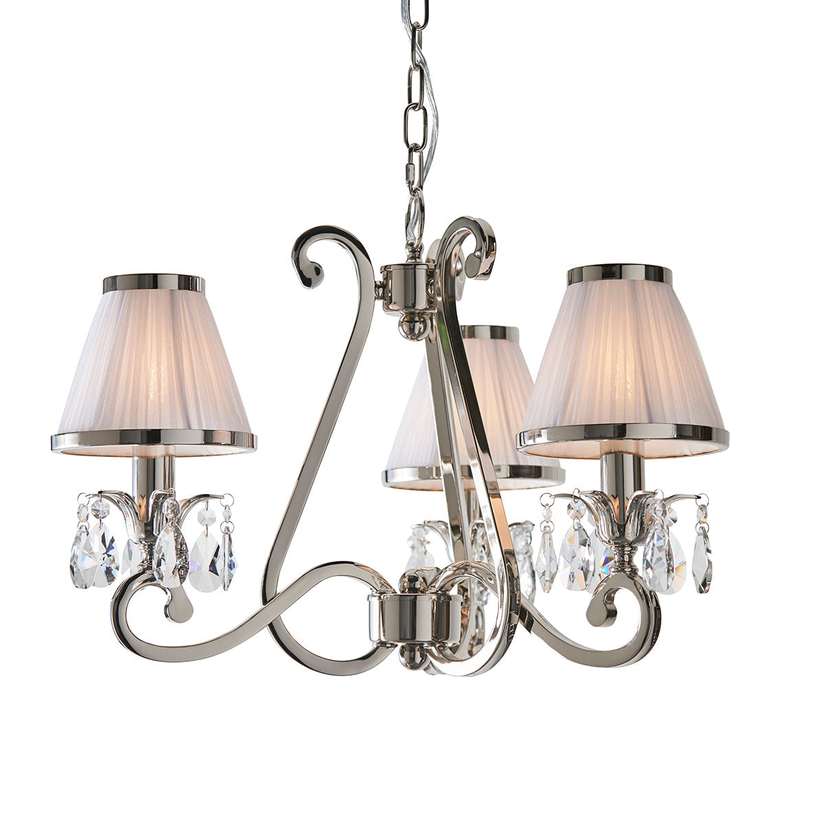 Polished nickel with White shade