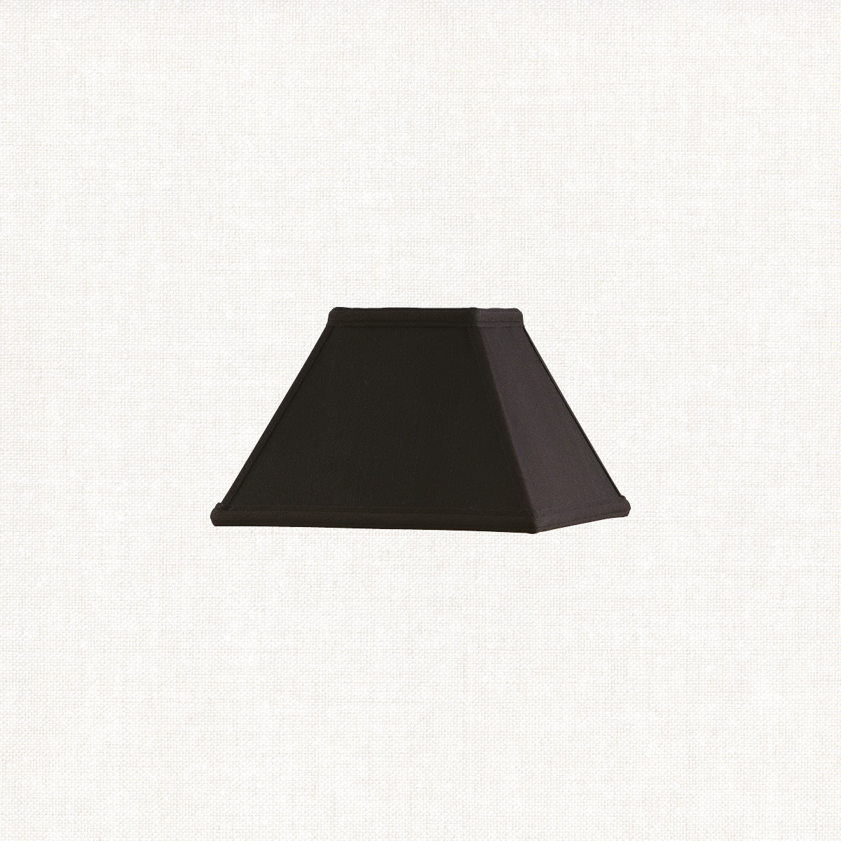 Black fabric and gloss white 9 Inch