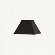 Black fabric and gloss white 9 Inch