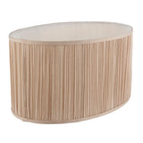 Beige fabric and gloss white 18 Inch