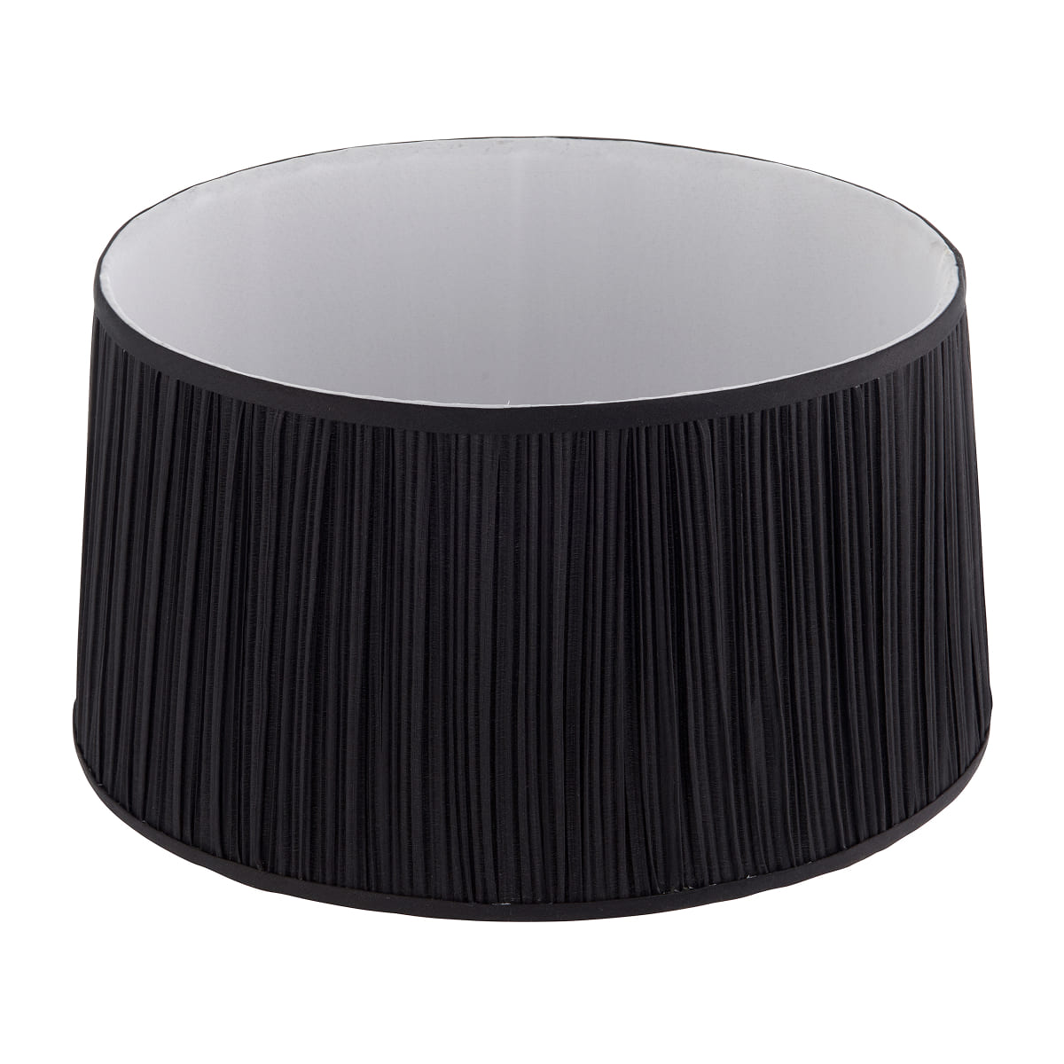 Black organza and gloss white 17 Inch