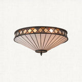 Tiffany glass and satin black
