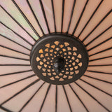 Tiffany glass and satin black