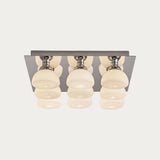 MADE Monroe Retro Ceiling Light in Chrome Plate with Gloss Opal Glass