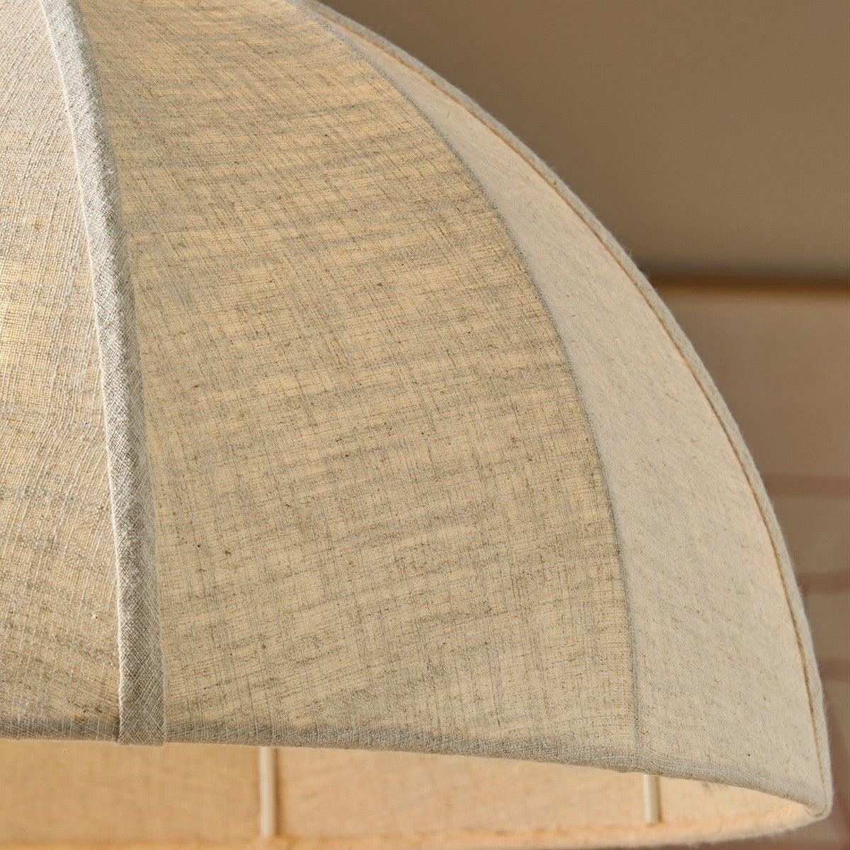 MADE Benny Natural Linen Lampshade with Easy Fit Design