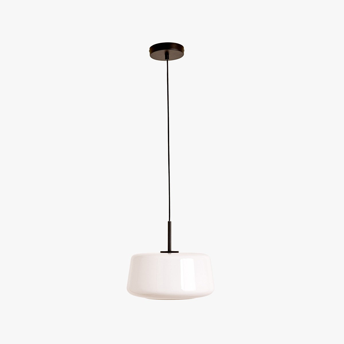 Matt Black & Opal Glass