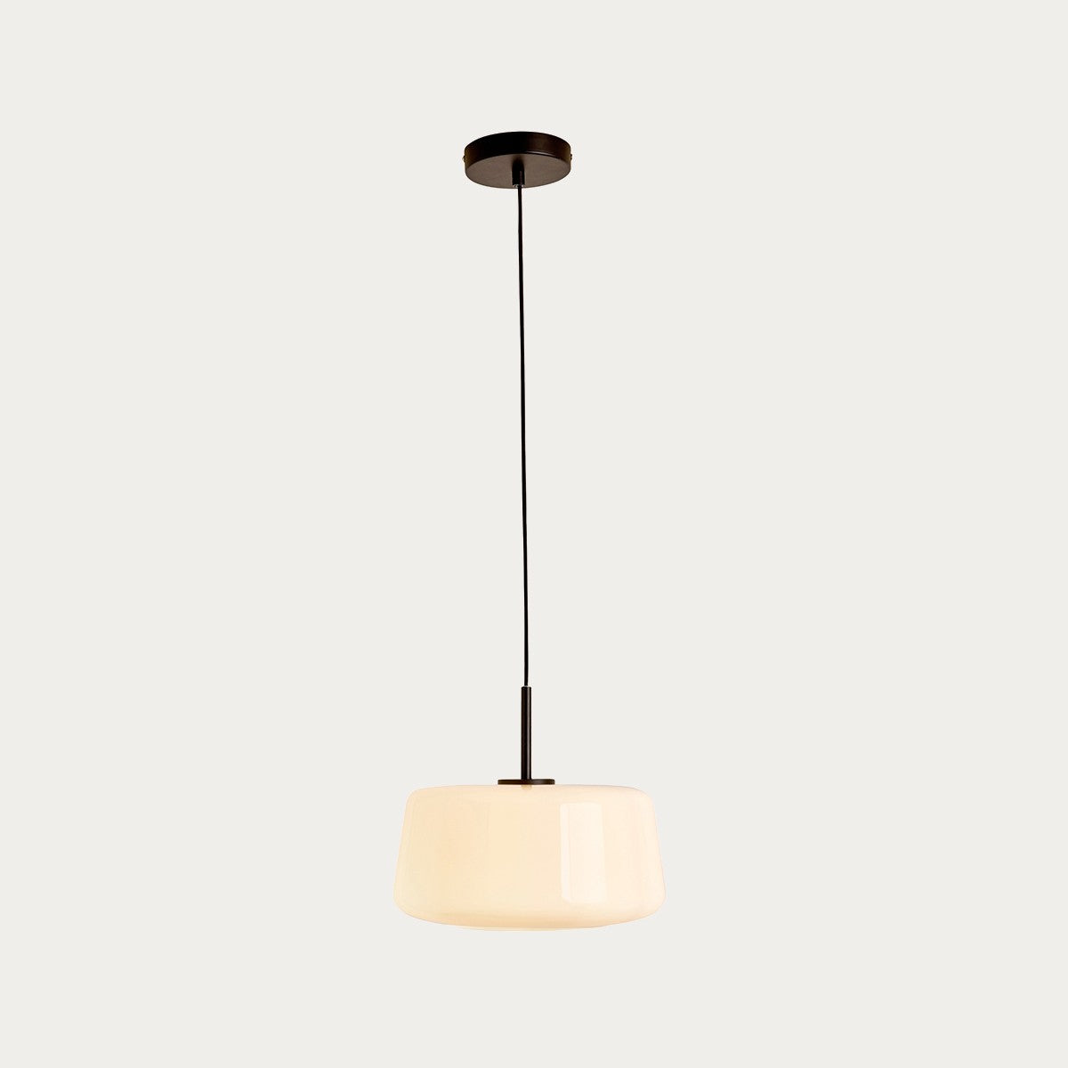 Matt Black & Opal Glass