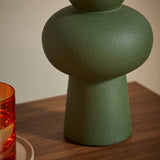 Green Ceramic & Cream Cotton Mix