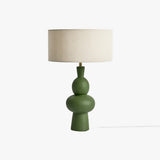 Green Ceramic & Cream Cotton Mix