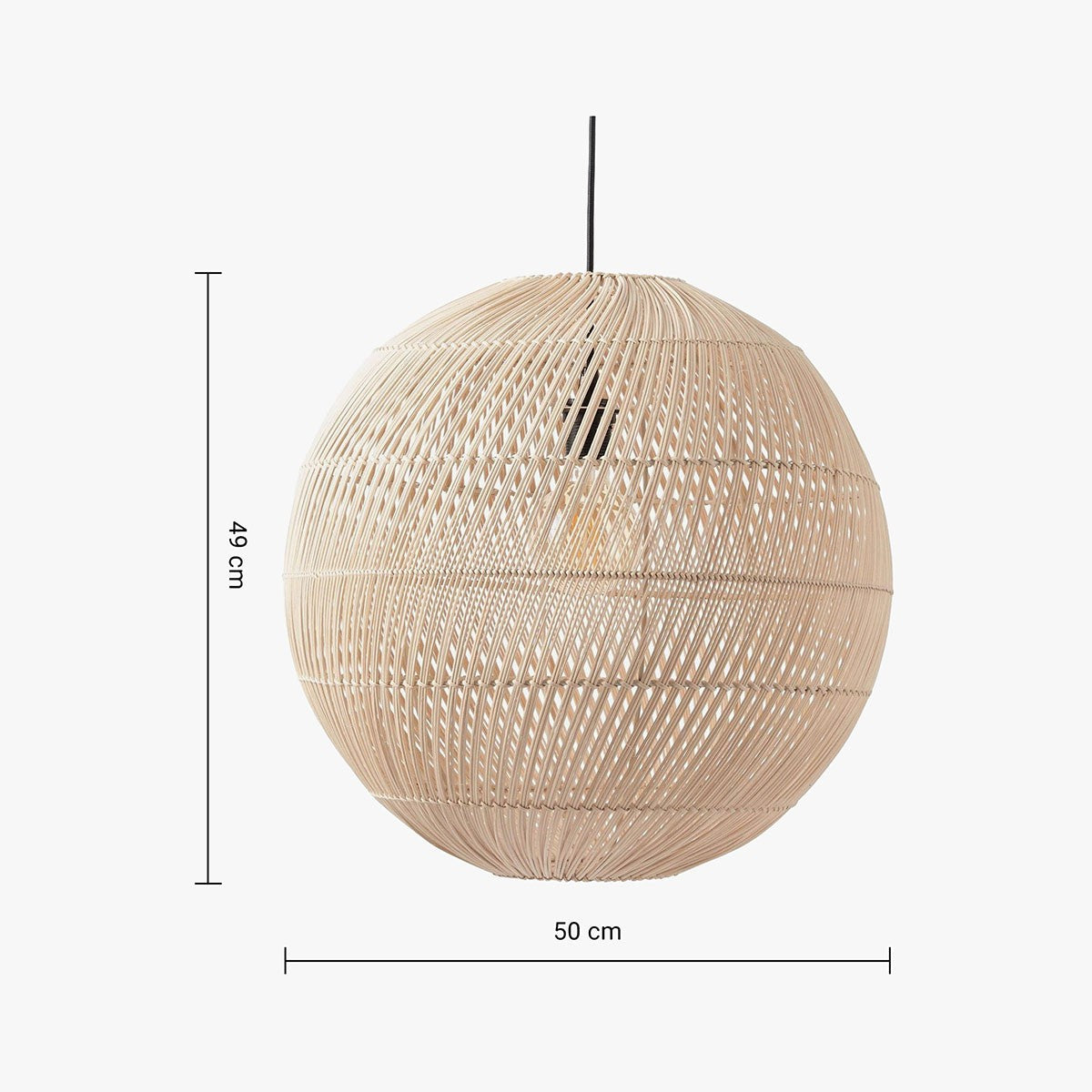 MADE Java Rattan Ceiling Lamp Shade with Round Design