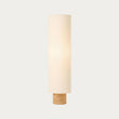 MADE Neutra Tall Floor Lamp with Big Light Shade and Natural Wood Base