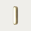 MADE Nura Antique Brass Bathroom Wall Light with Opal Glass