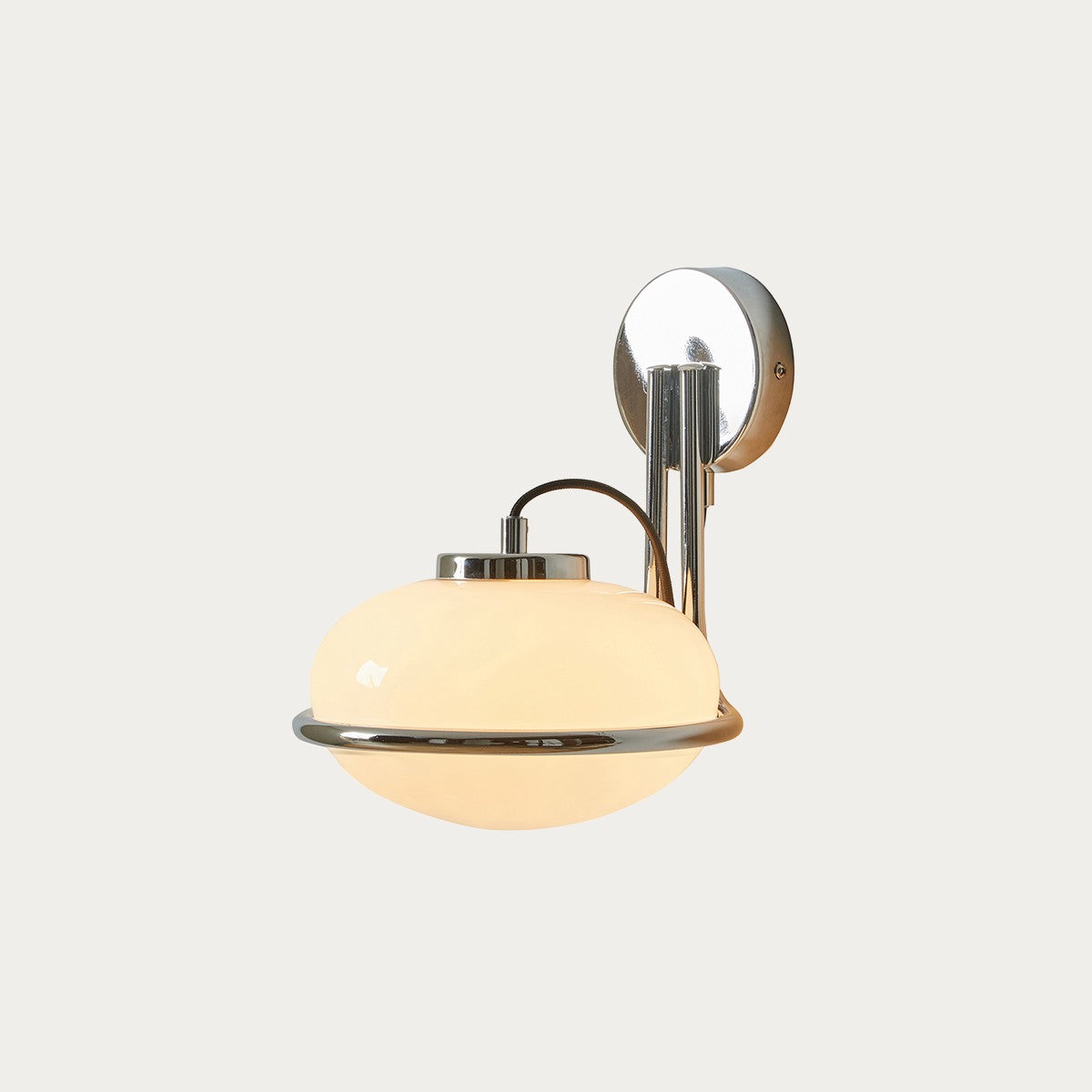 MADE Chrome Piper Wall Light