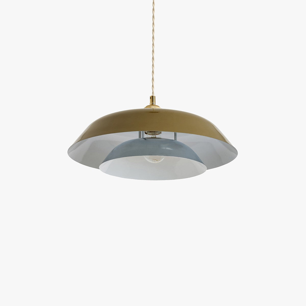 MADE Eero Chrome Ceiling Light Shade with Easy Fit Design