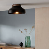 Matt Black & Dark Wood