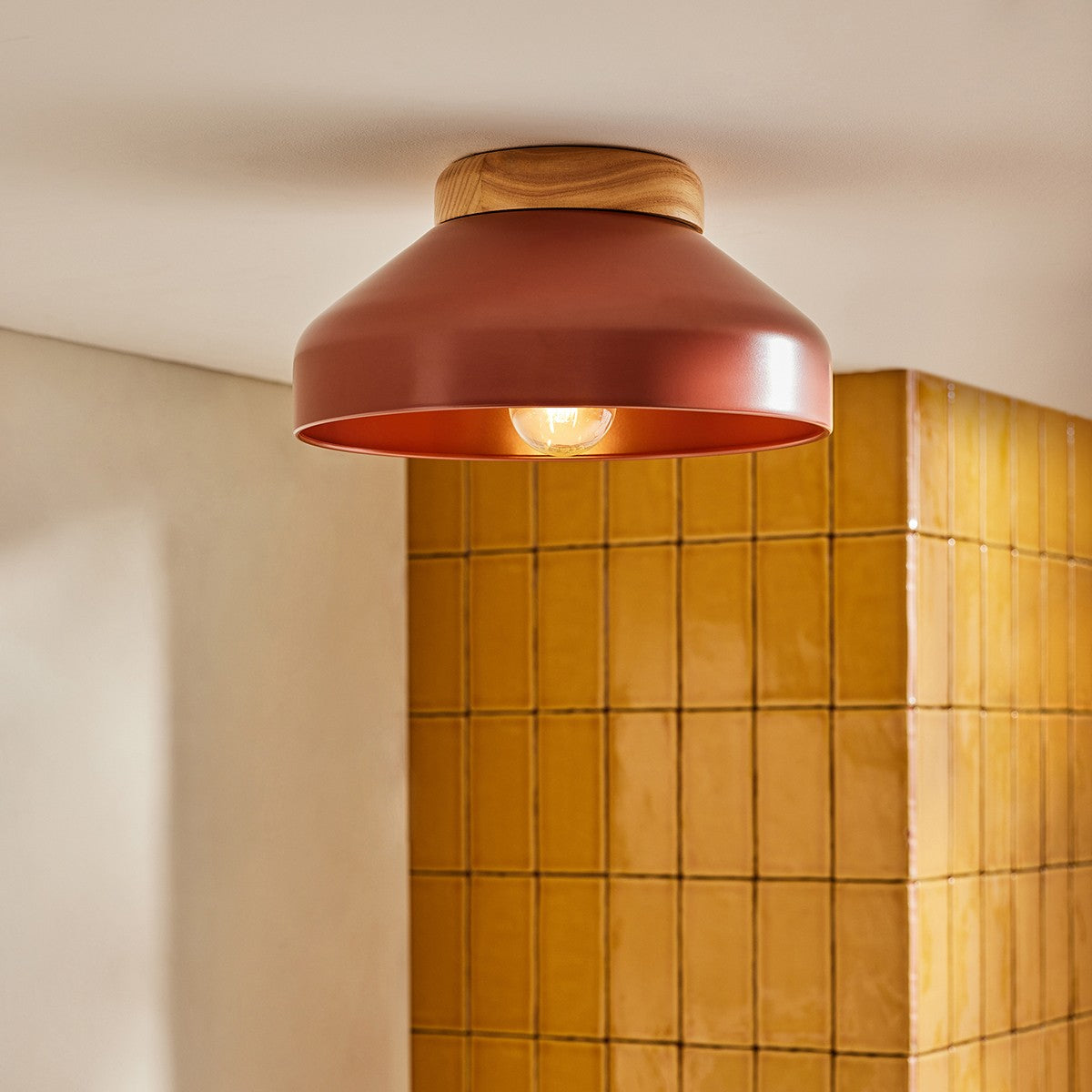 Terracotta & Natural Wood