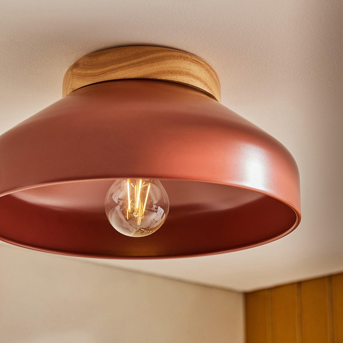 Terracotta & Natural Wood