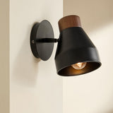 Matt Black & Dark Wood