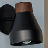 Matt Black & Dark Wood