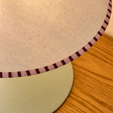 MADE Marlowe Sage Green Lamp with Ceramic Lamp Base and Vintage White Tapered Shade