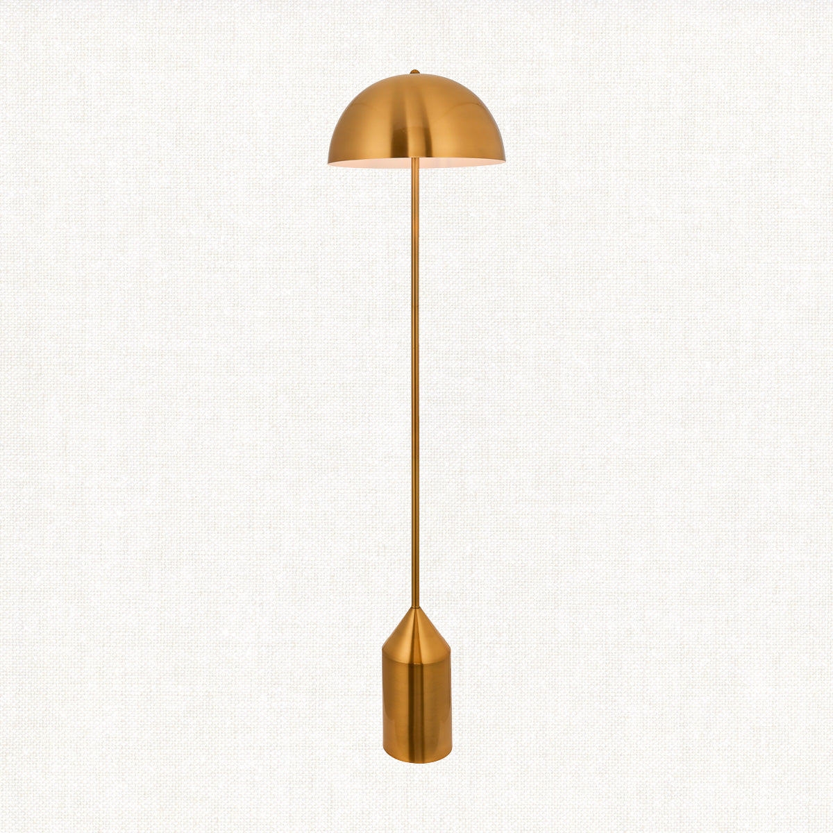 Elliot Contemporary Floor Lamp in Gold