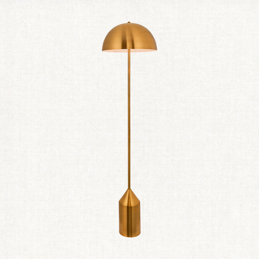 Elliot Contemporary Floor Lamp in Gold