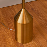 Elliot Contemporary Floor Lamp in Gold