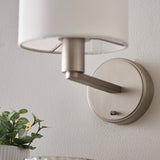 Aloe Wall Light in Nickel
