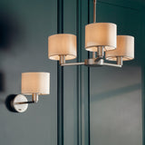 Aloe Wall Light in Nickel
