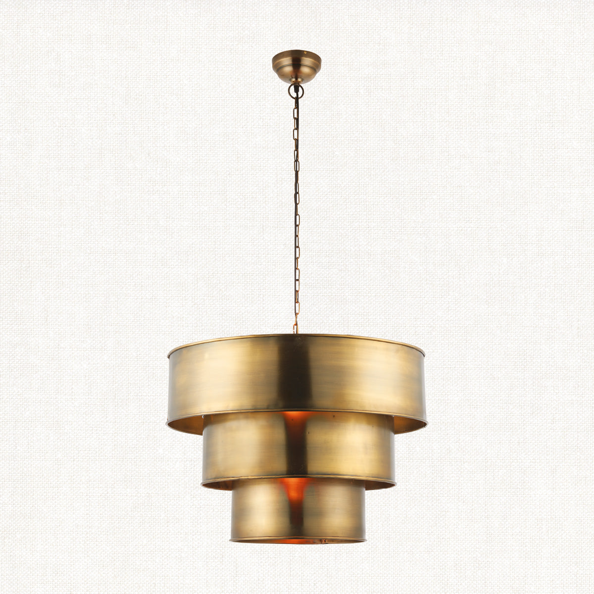 Mimi Antique Brass Pendant, Large