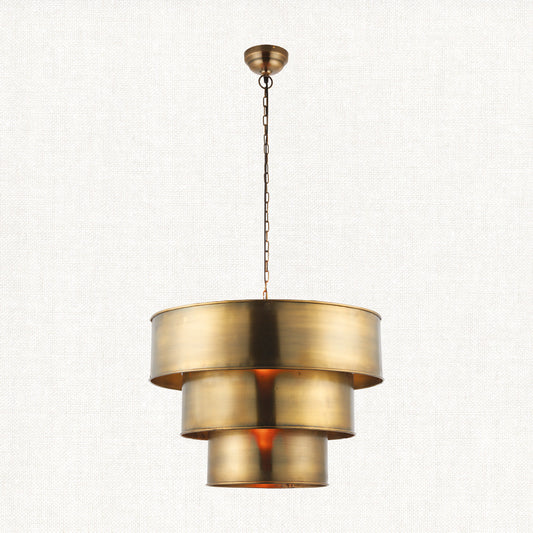 Mimi Antique Brass Pendant, Large