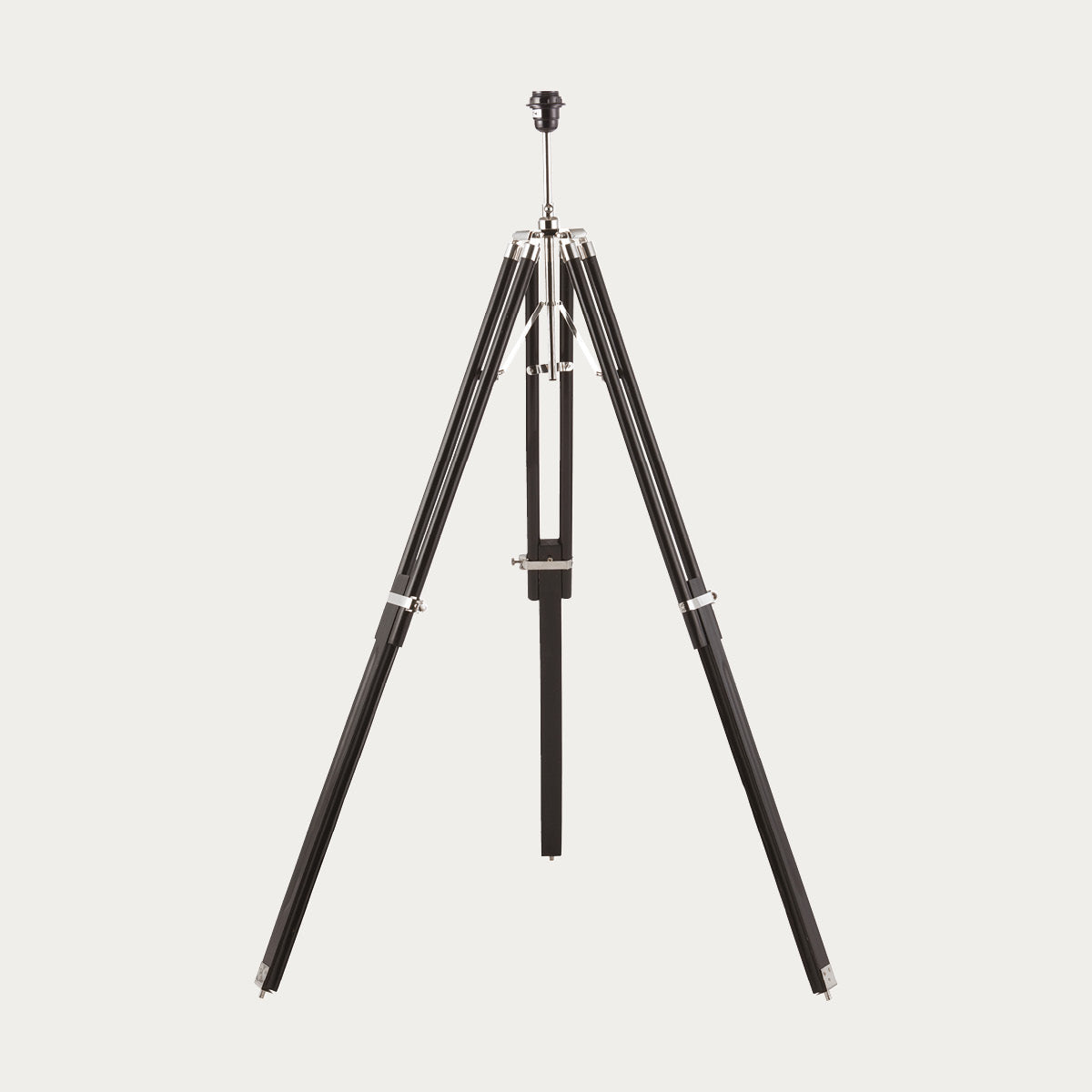 Darius Tripod Floor Lamp & Linen Shade