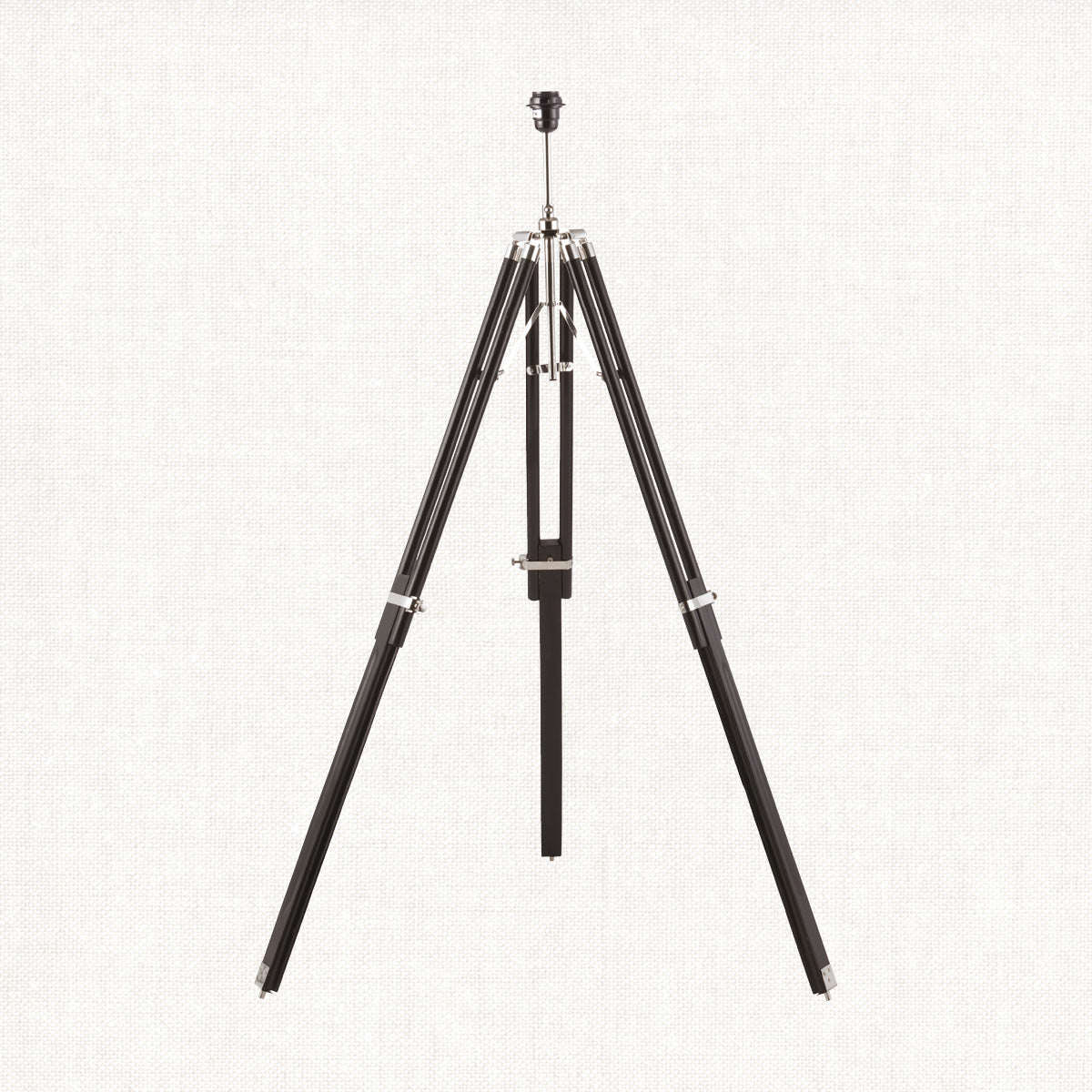 Darius Tripod Floor Lamp & Linen Shade