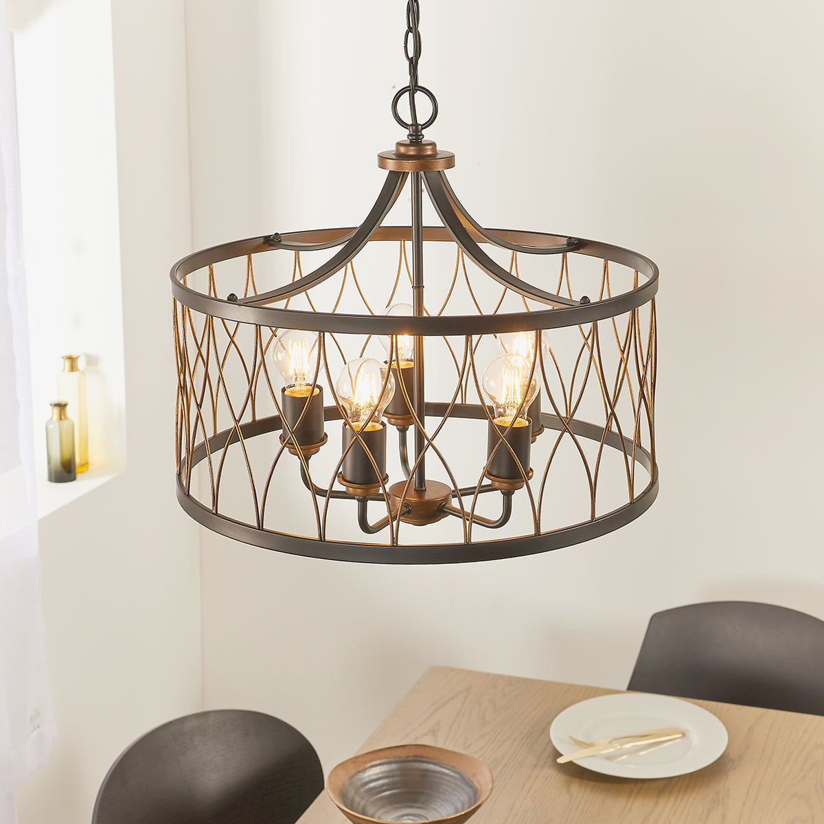 Francis Chandelier in Antique Gold